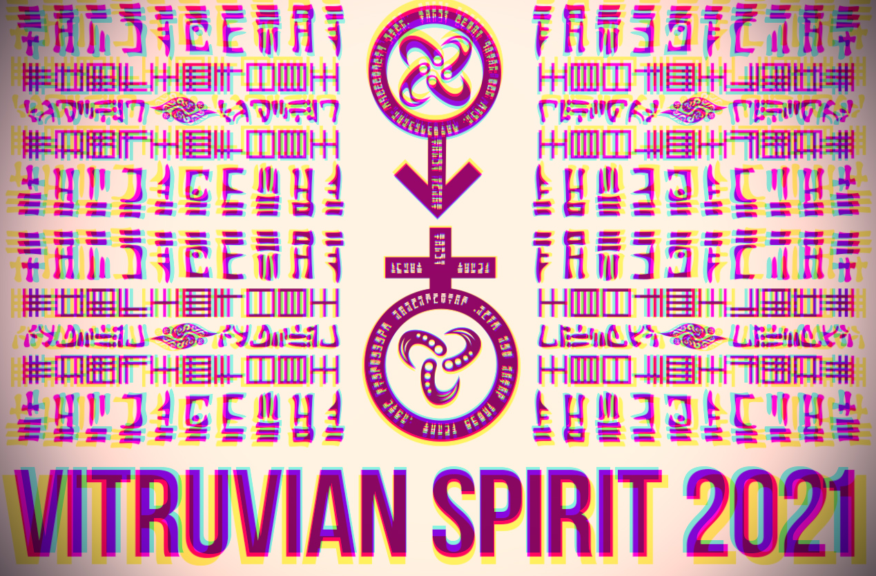 Universal Transmissions XI — Vitruvian Spirit (Seeding the New Renaissance) detail 1
